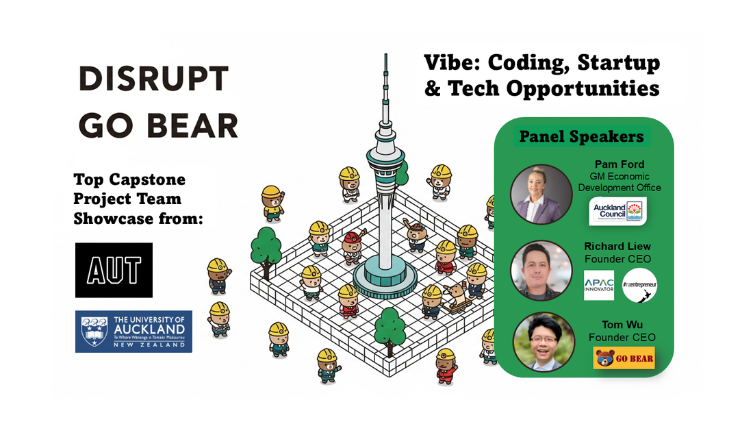 Disrupt Go Bear - Vibe: Coding, Startup & Tech Opportunities